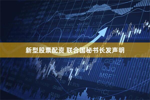 新型股票配资 联合国秘书长发声明